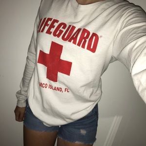 Lifeguard Long sleeve Tee, Marco Island FL